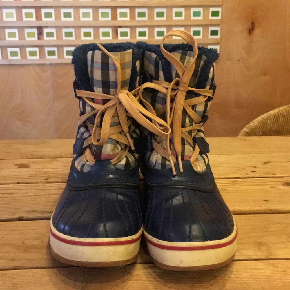 🎉SOLD🎉SOREL Tivoli Dress Ie Plaid Boots - Picture 3 of 8